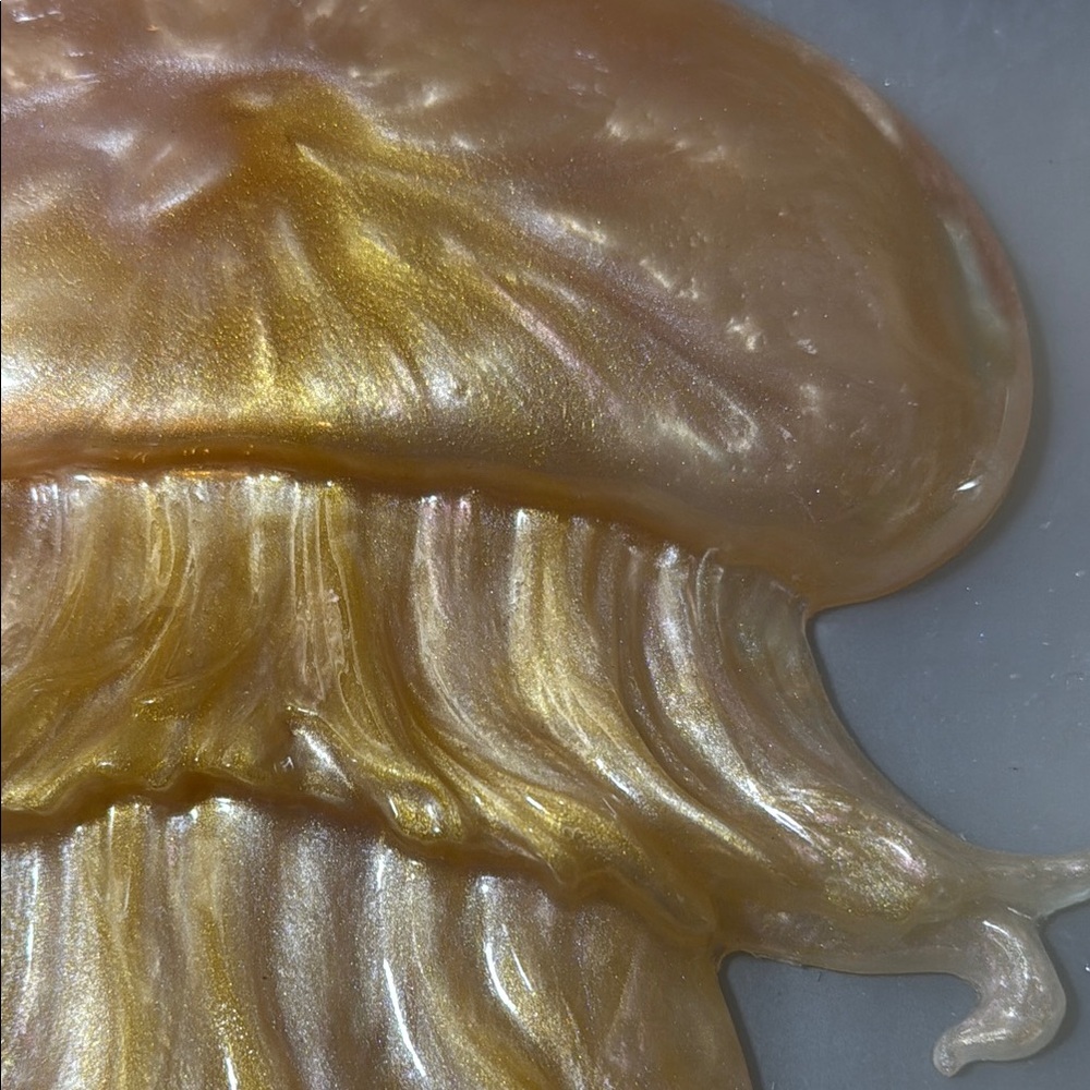 Elegant Gold Jellyfish Art Sculpture - Picture 6 of 17